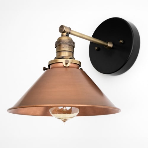 Copper Shade - Wall Sconce Light - Model No. 4665 | Sconces by Peared Creation