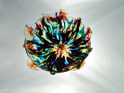 Rainbow Fiesta Bowl | Decorative Bowl in Decorative Objects by Scott Williams - Unique Originals