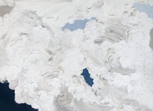 Quiet Excitement II | Oil And Acrylic Painting in Paintings by Lizzie DiSilvestro