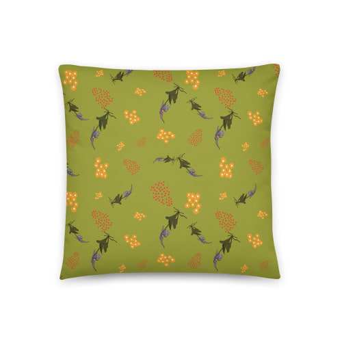 Orchid no.9 Throw Pillow | Pillows by Odd Duck Press