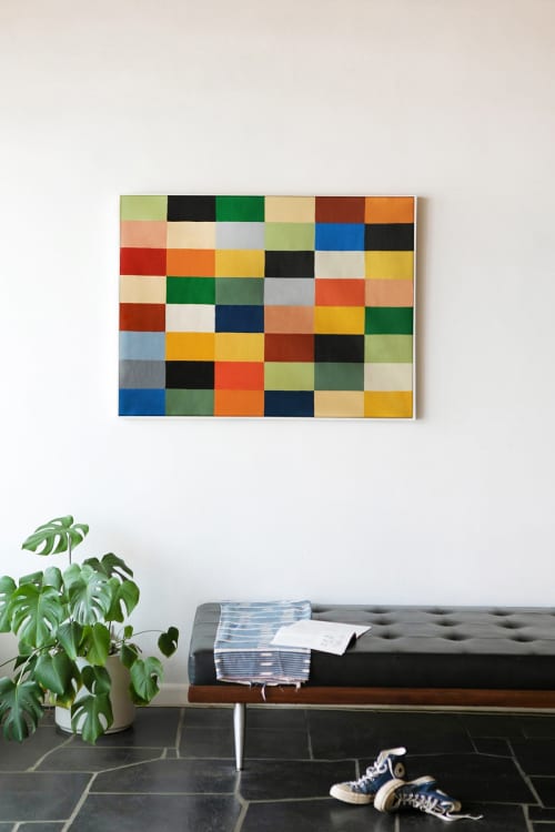 Color Grid 12 | Painting | Paintings by Upton