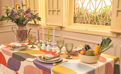 Chromatic Tablecloth | Linens & Bedding by OSLÉ HOME DECOR
