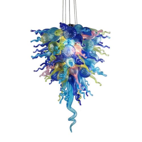 Alan Mizrahi AM2235 Angel Murano Glass Chandelier | Chandeliers by Alan Mizrahi Lighting Design
