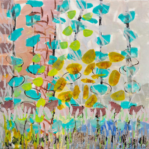 Traveling Vines | Mixed Media in Paintings by Sorelle Gallery