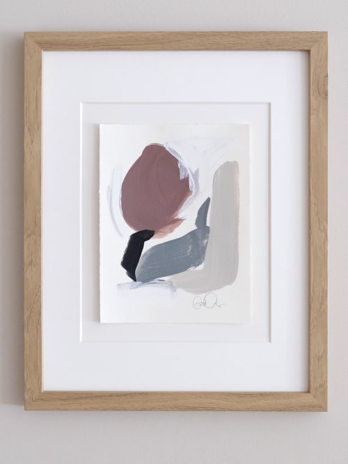 Abstract Mini No. 8 | Oil And Acrylic Painting in Paintings by Cait Courneya