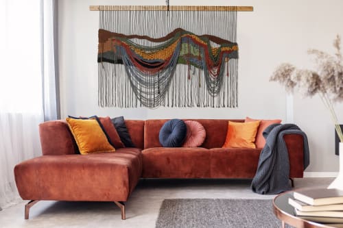Mountain Modern Wall Hanging #3 | Wall Hangings by MossHound Designs | Coen & Columbia in Vancouver