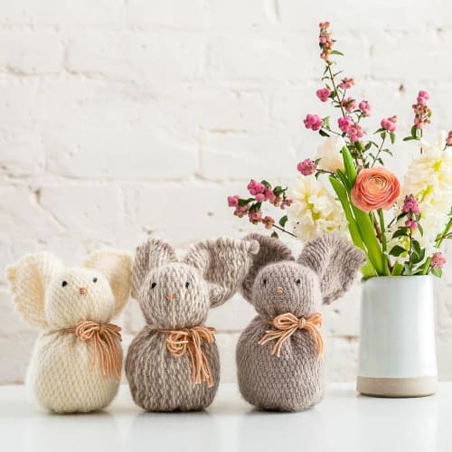 Woven Stuffed Bunny Rabbit DIY KIT | Decorative Objects by Flax & Twine
