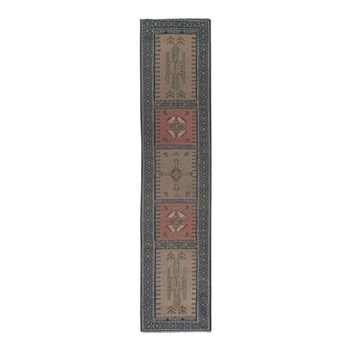 Handwoven Tribal Embroidery Tapestry Kelim, Wall Hanging Rug | Rugs by Vintage Pillows Store