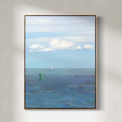 Sail Away | Oil And Acrylic Painting in Paintings by Sorelle Gallery