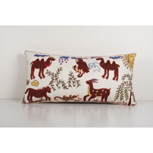 Tashkent Suzani Animal Bedding Pillow Case Made from Suzani, | Pillows by Vintage Pillows Store
