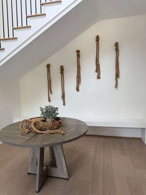 Made to Order- Jute Rope Knot Sculpture | Wall Sculpture in Wall Hangings by Mpwovenn Fiber Art by Mindy Pantuso