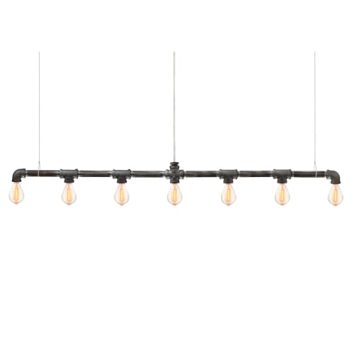 Raw Bar Linear Suspension (42") | Chandeliers by Michael McHale Designs