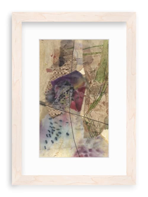 Stitch in Time no.5 - Mixed Media Collage | Mixed Media by Odd Duck Press