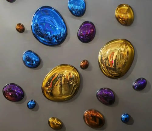 3D Drops Wall Decor Composition Colorful | Decorative Objects by PlusObject