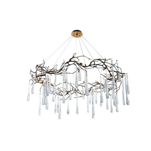 Alan Mizrahi SJ2074 Irene Teardrop | Chandeliers by Alan Mizrahi Lighting Design