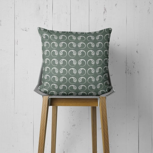 Moon Drop Throw Pillow | Pillows by Odd Duck Press