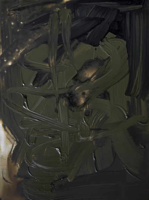 Abstract Mini 07 | Oil And Acrylic Painting in Paintings by Sara Kraus