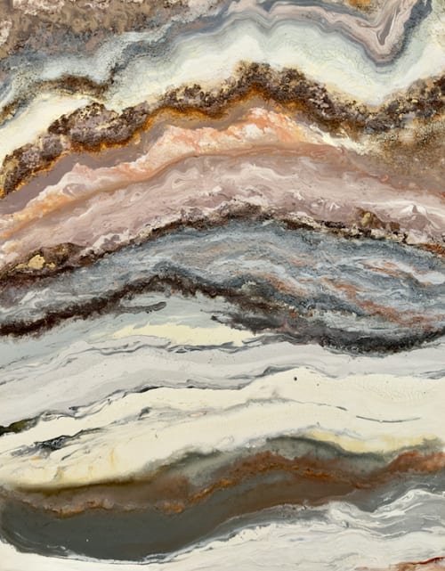 Mother's Tiramisu I | Paintings by Elizabeth Mason