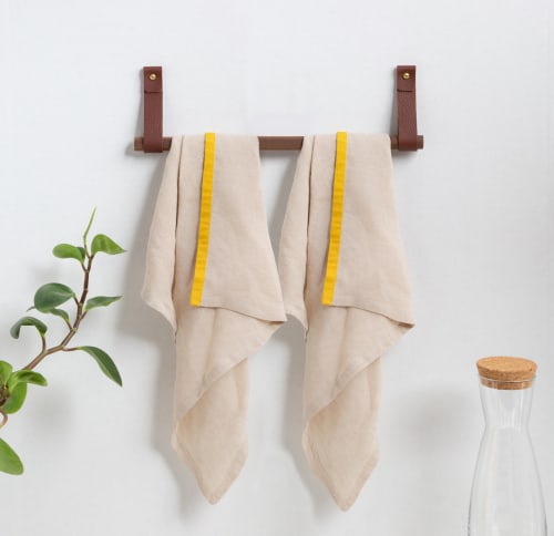 Hanging Dowel Kit [Round End] | Strap in Storage by Keyaiira | leather + fiber | Artist Studio in Santa Rosa