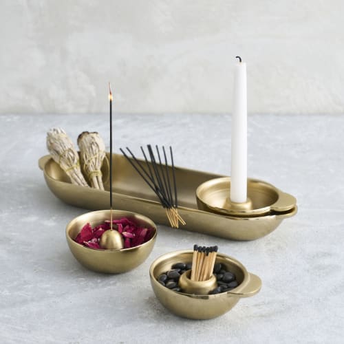 Antique Brass Intention Set | Decorative Objects by The Collective