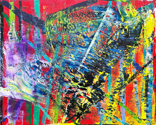 Swoosh! | Oil And Acrylic Painting in Paintings by Checa Art