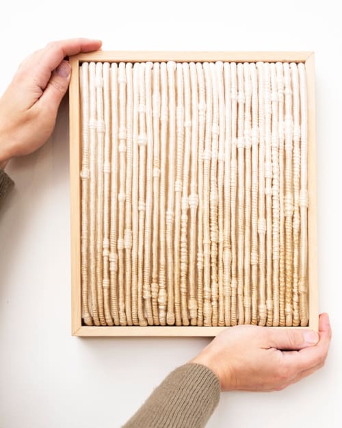 'FLARE 3' - One-of-a-kind - [READY-to-SHIP] | Wall Hangings by Rianne Aarts / Teddy and Wool Studio