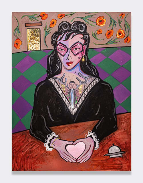 Madame Butterfly | Oil And Acrylic Painting in Paintings by Shawn Button
