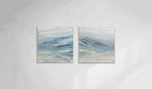 Positano I & II | Oil And Acrylic Painting in Paintings by Sorelle Gallery