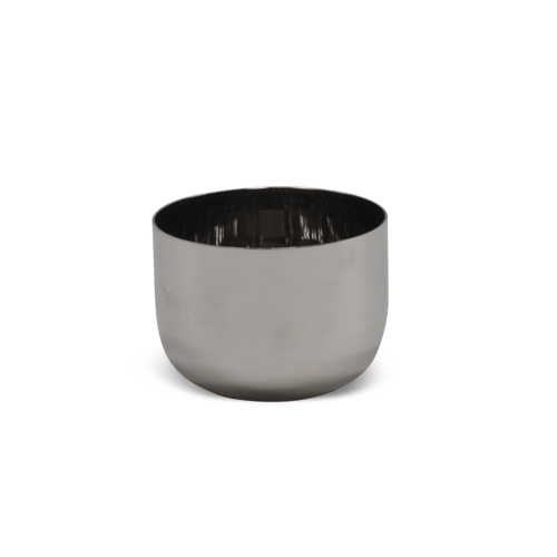 Modern Petite Bowl In Stainless Steel | Dinnerware by Tina Frey