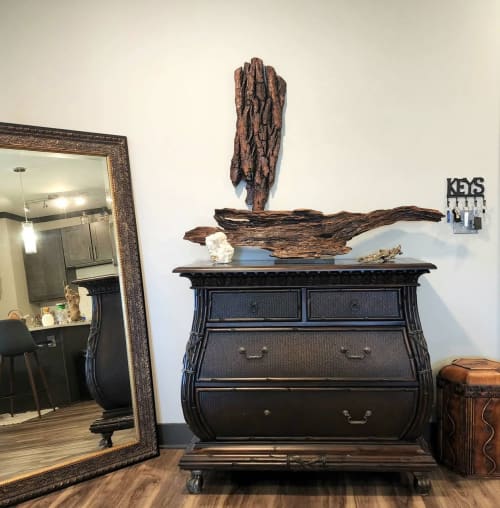 Driftwood Tabletop Display Piece "Relaxed" | Sculptures by Sculptured By Nature  By John Walker