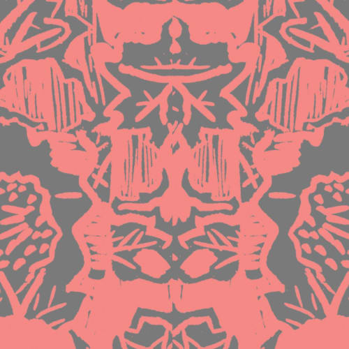 Indian Floral (XL), Belladonna | Fabric in Linens & Bedding by Philomela Textiles & Wallpaper
