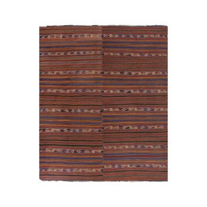 Vintage Oversize Turkish Kilim Rug 9'1'' X 11'3'' | Rugs by Vintage Pillows Store