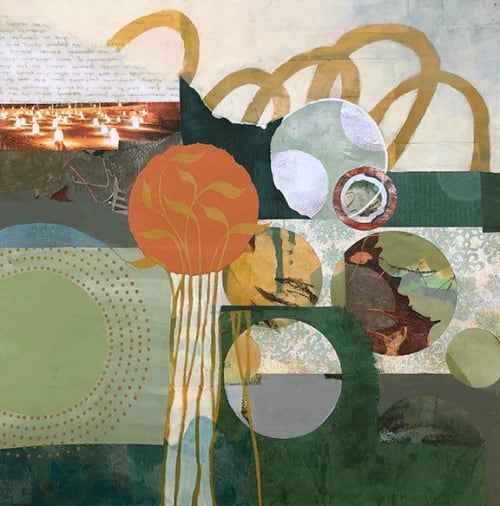 Autumn Memories | Mixed Media in Paintings by Kathy Ferguson Art