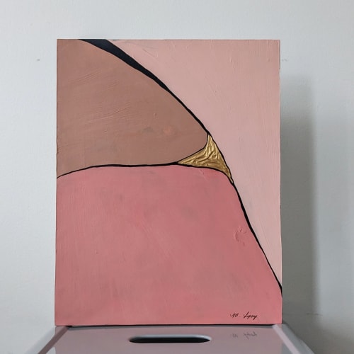 Blush 2 | Oil And Acrylic Painting in Paintings by Margaret Lipsey