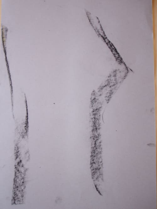 ORIGINAL Drawing in Charcoal | Drawings by VANDENHEEDE FURNITURE-ART-DESIGN