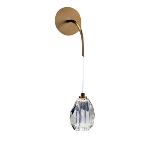 Alan Mizrahi SJ2097 Faceted Drop Light | Chandeliers by Alan Mizrahi Lighting Design