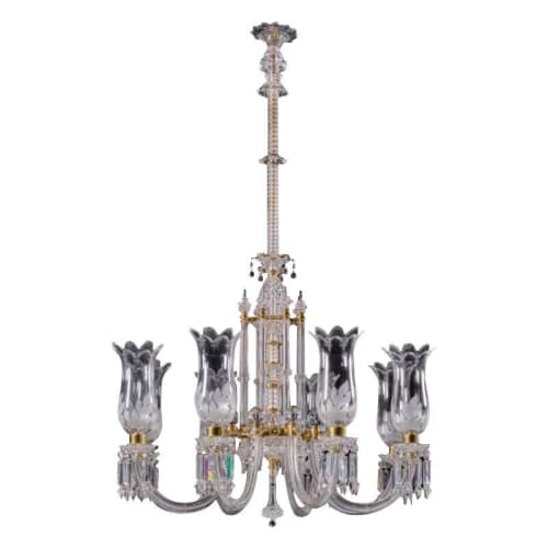 Alan Mizrahi IQ2036 Cut-Glass | Chandeliers by Alan Mizrahi Lighting Design