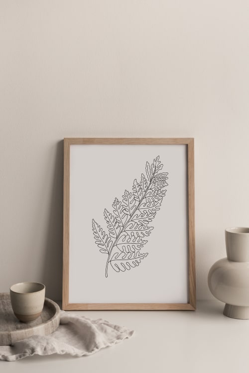 Fern Leaf Print, Bracken Wall Art | Wall Hangings by Carissa Tanton
