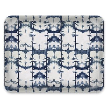 Decorative Tray: Itajime, Midnight | Decorative Objects by Philomela Textiles & Wallpaper