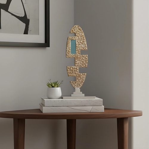 Matrix: A 1-of-1 Modernist Alchemy Sculpture | Sculptures by Lago Luna Studio