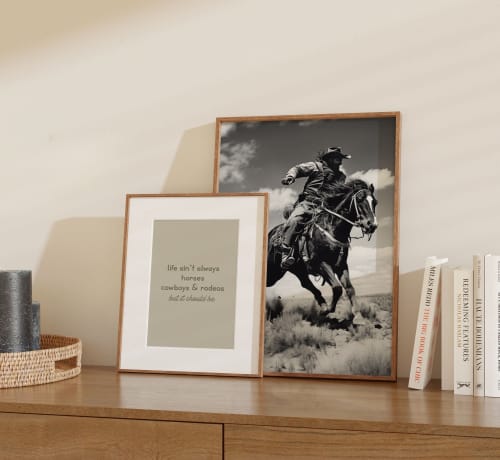 Cowboys Horses & Rodeos - Vertical | Prints by Western Mavrik