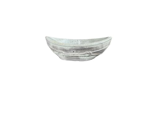 Mist Bateau Basin Planter | Vases & Vessels by RAW & UNIQ