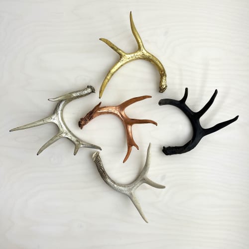 Antler Accents - Gilded | Wall Hangings by Farmhaus + Co.