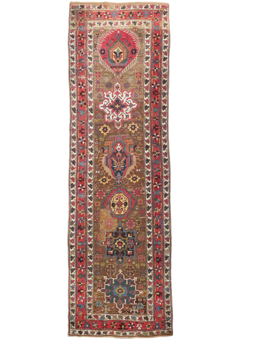 RARE COLLECTOR'S PIECE - Antique Karaja Runner meets Karabag | Runner Rug in Rugs by The Loom House