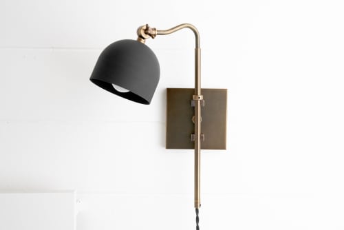 Bedside Lighting - Industrial Sconce - Model No. 5025 | Sconces by Peared Creation