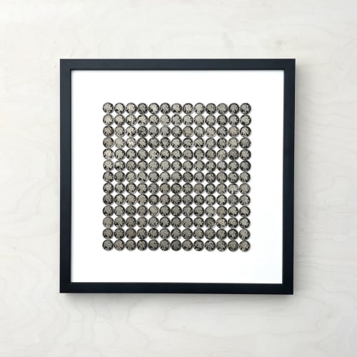 Buffalo Nickel Collage - Indian Head | Decorative Objects by Farmhaus + Co.
