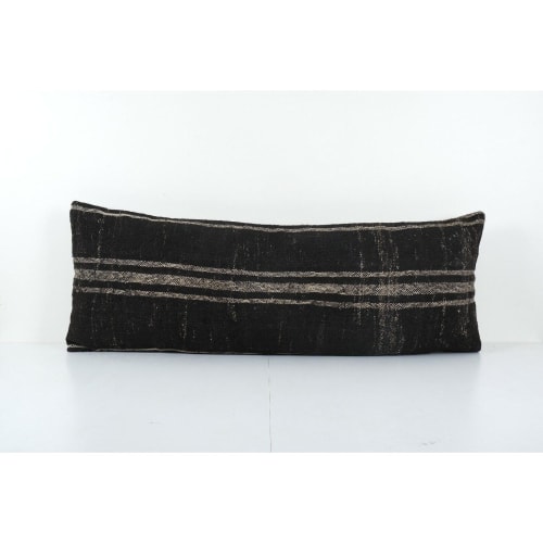 Goat Hair Organic Long Bedding Kilim Pillow Cover, Tribal | Linens & Bedding by Vintage Pillows Store