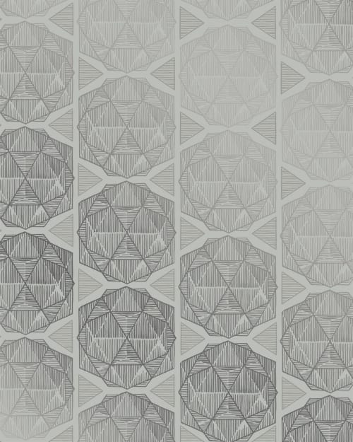 Escher - Gray | Wallpaper by Relativity Textiles