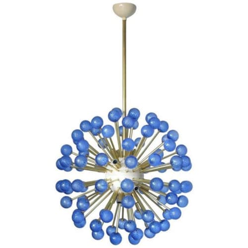 Alan Mizrahi DV5513 Indigo Murano Sputnik | Chandeliers by Alan Mizrahi Lighting Design