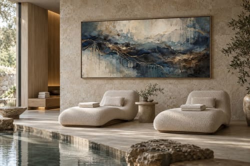 Rooted In Water | Oil And Acrylic Painting in Paintings by Madame A. K. Selestan